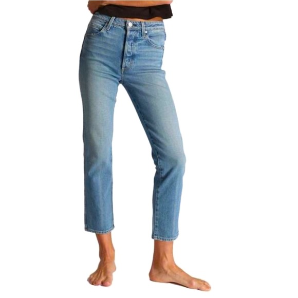 ✨ AMO Denim ✨ Chloe Crop Jeans Forever Young Wash Size 26 $278 - Picture 5 of 15